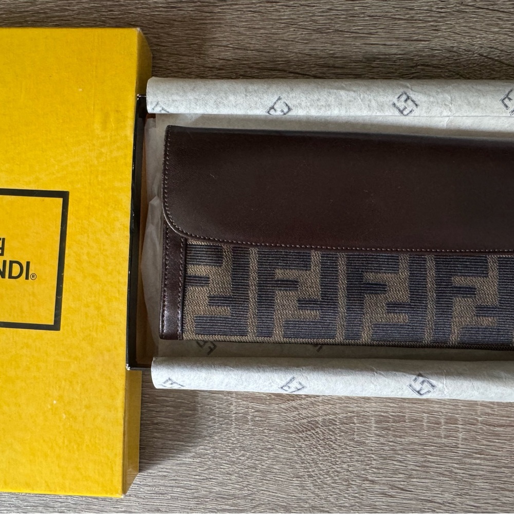Vintage Fendi Yellow Gift Box with Logo